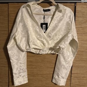 Prettylittlething Cream Blouse